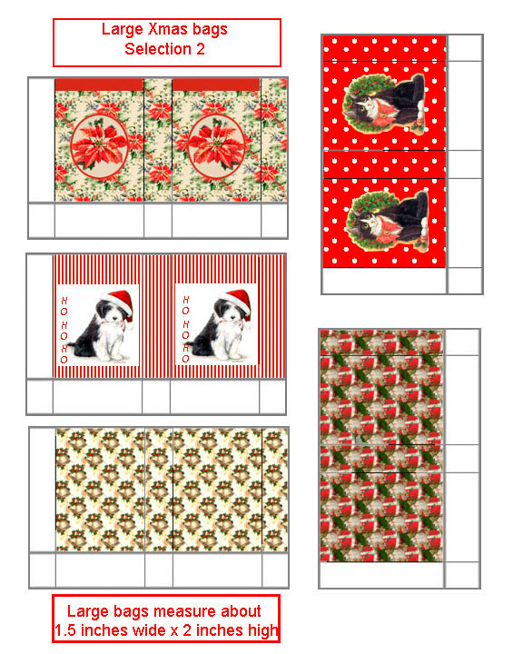 Xmas gift bags 2 large